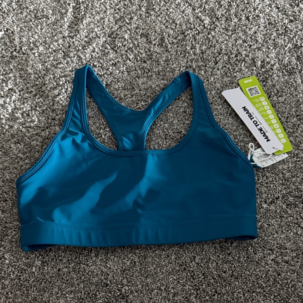 Blue Sports Bra